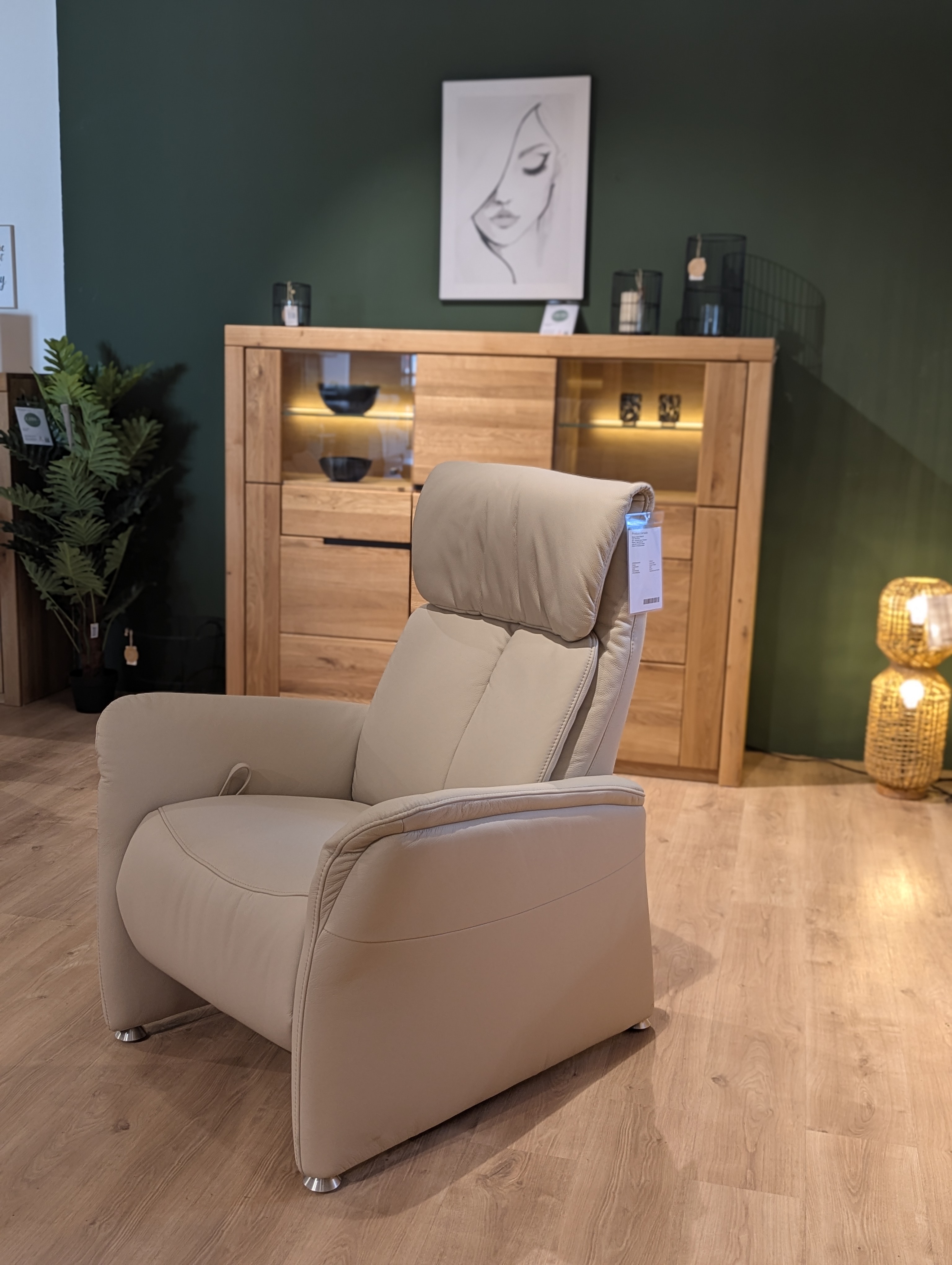 Himolla Sessel CANSAS 1 - manuelle Cumuly-Funktion