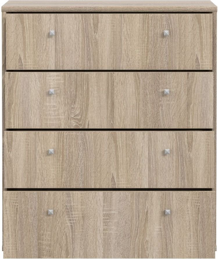 Forte Kommode Tempra 2 Sonoma Eiche NB 73,7 x 85,5 cm