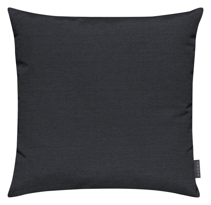 Magma Kissenhülle Fino schwarz 50 x 50 cm