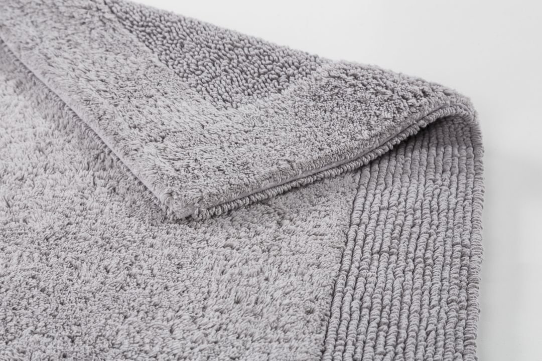 Schöner Wohnen Kollektion Badteppich Bordüre Hellgrau , 60 x 90 cm, 1940055192042/18880