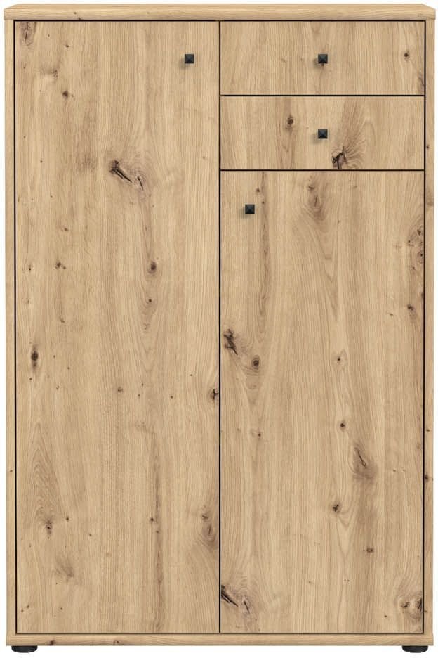 Forte Kommode Tempra 2 Artisan Eiche NB 73,7 x 111,1 cm