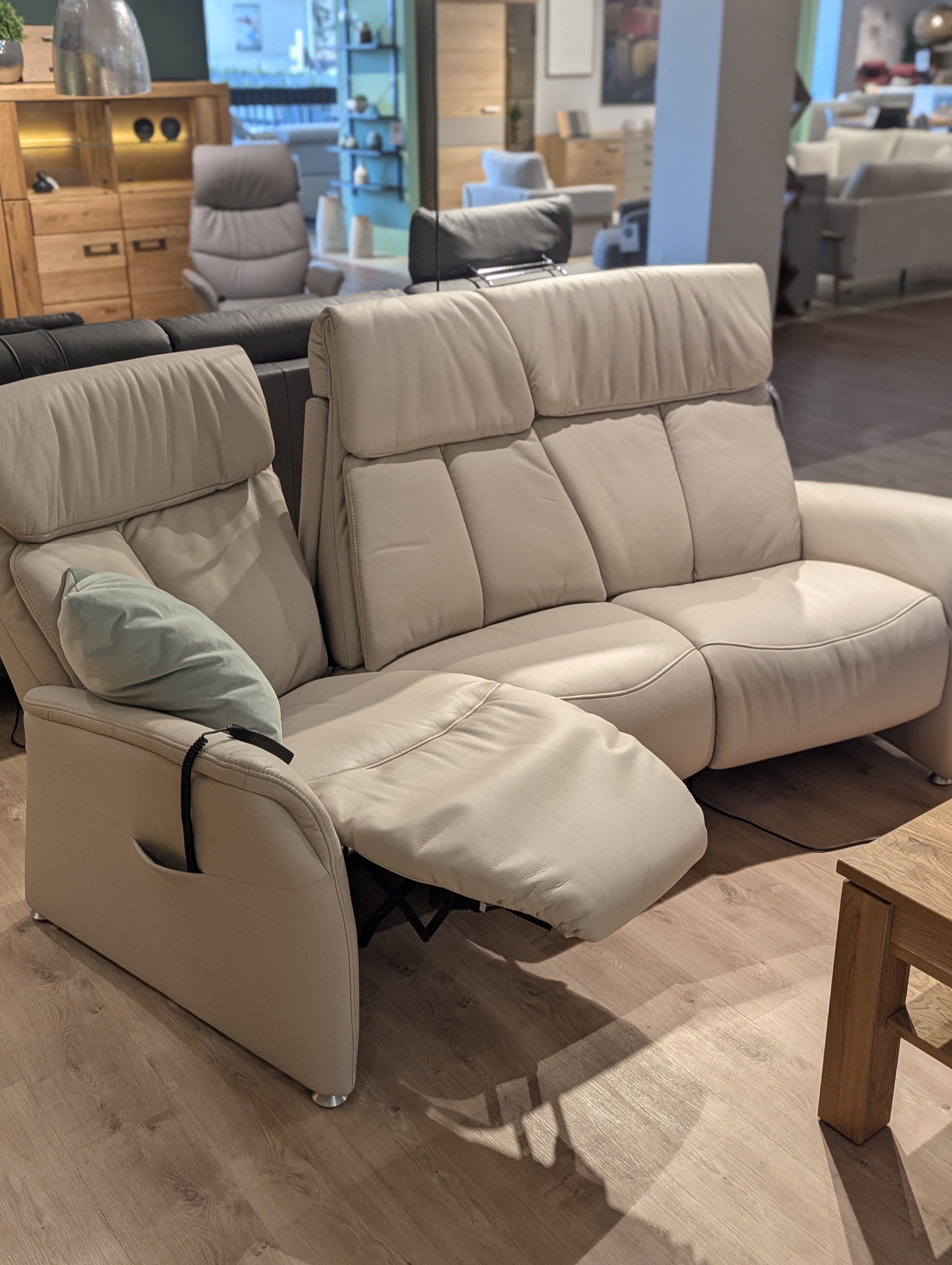 Himolla Trapez-Sofa CANSAS 1 -  Longru Nebel 24