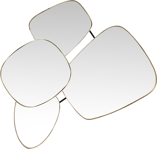 Spiegel gold - 130 x 110 cm - KARE Shapes