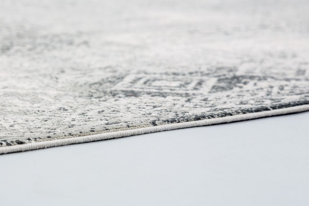 Astra Teppich Positano Bordüre grau/crem 160 x 230 cm
