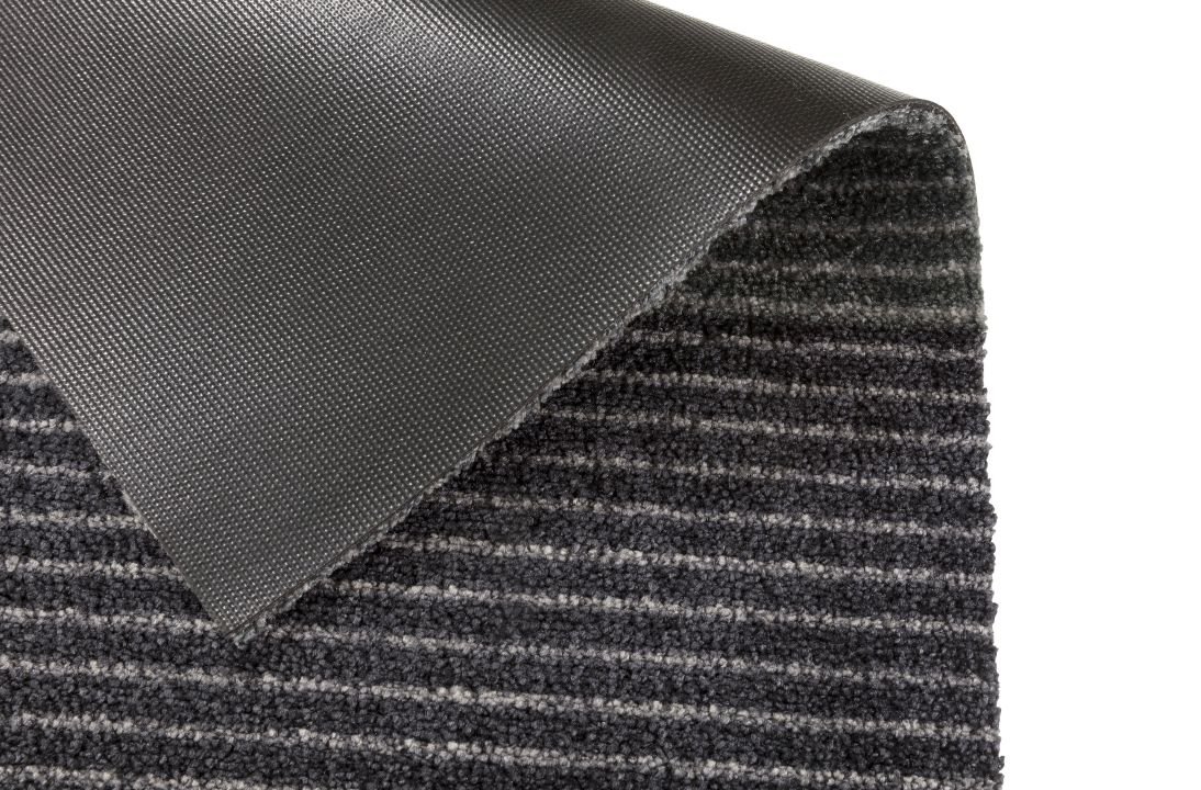 Schöner Wohnen Kollektion Fußmatte Streifen anthrazit/grau, 50 x 70 cm, Manhattan 1689040003044