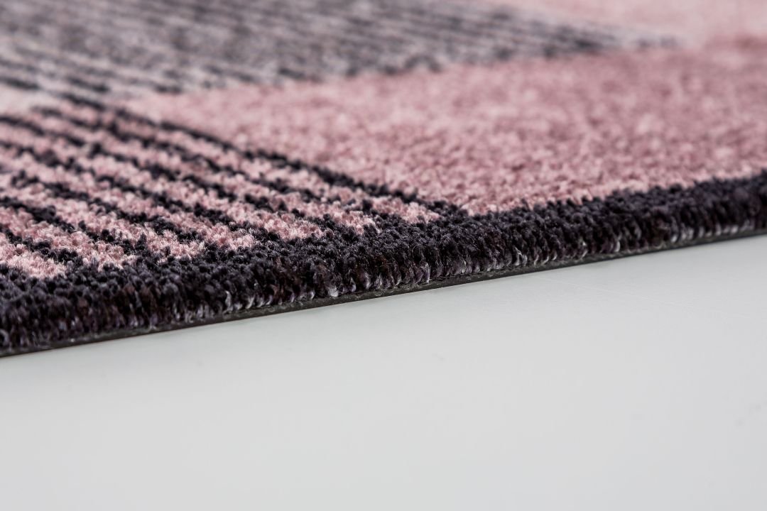 Schöner Wohnen Kollektion Fußmatte Geomix kastanie/rose, 67 x 100 cm, Manhattan 1689068006016