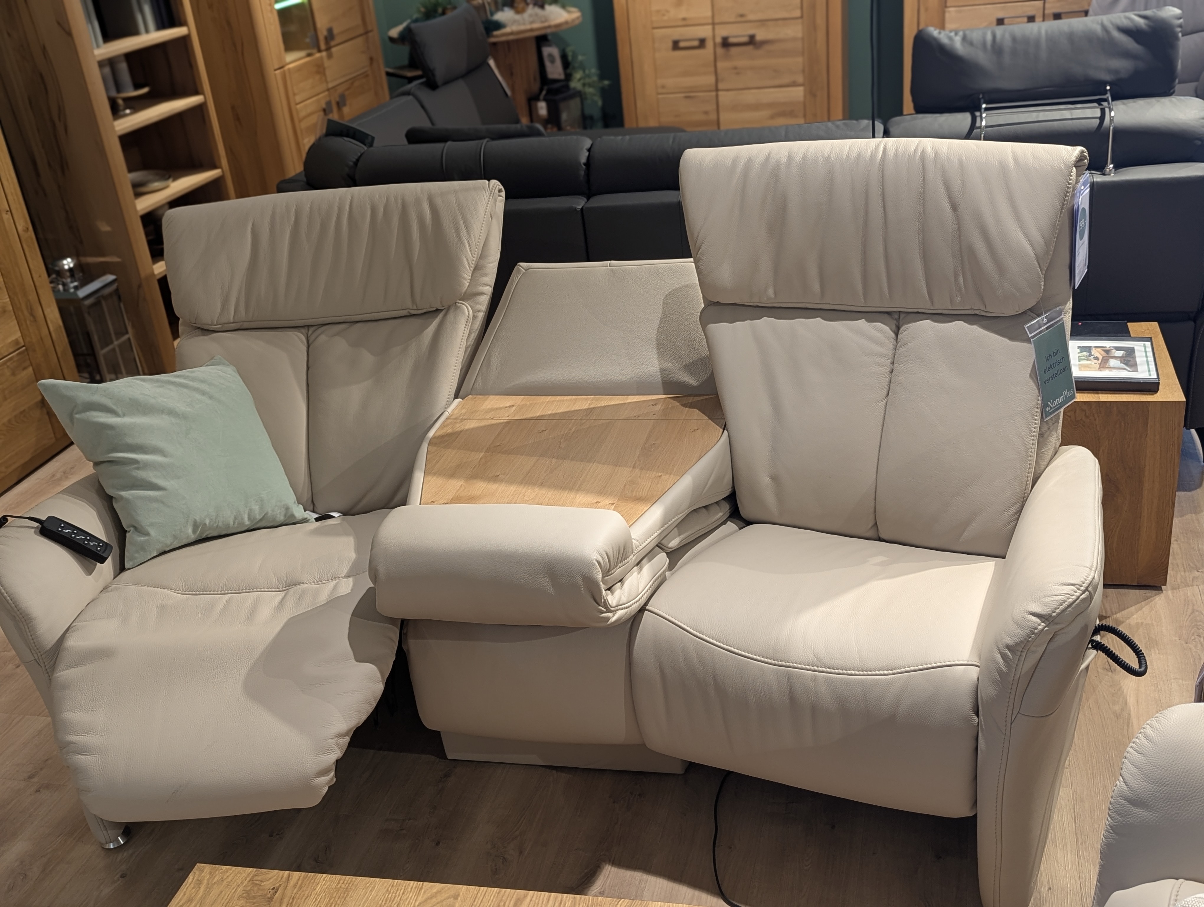 Himolla Trapez-Sofa CANSAS 1 -  Longru Nebel 24