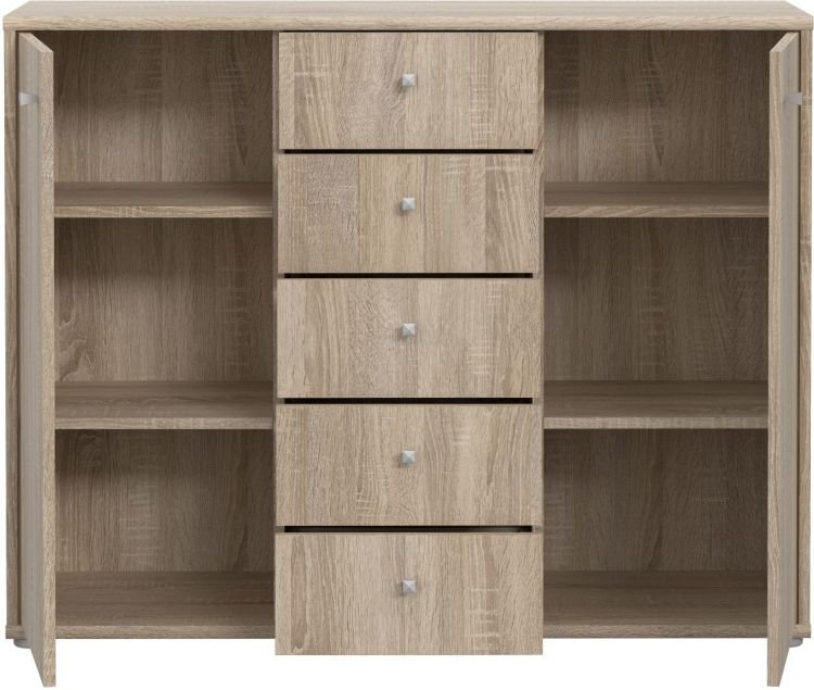 Forte Kommode Tempra 2 Sonoma Eiche NB 108,8 x 85,5 cm