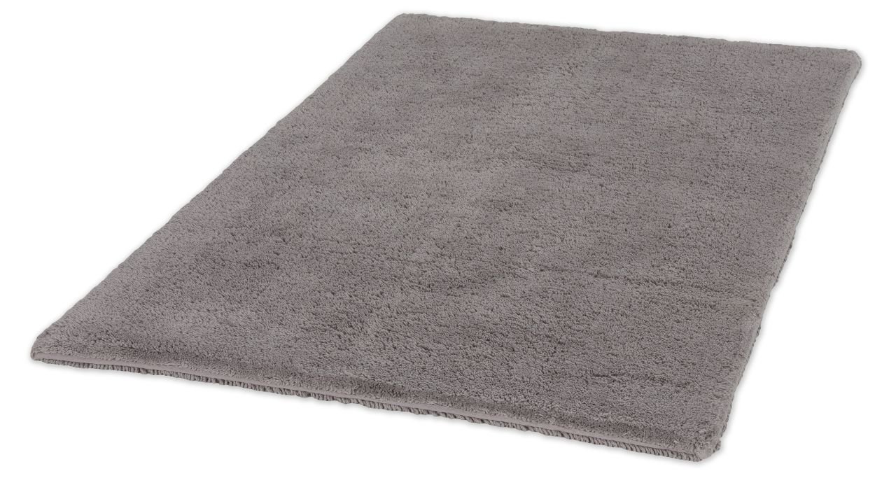 Schöner Wohnen Kollektion Badteppich Uni Hellgrau , 60 x 90 cm, 1940055190042/18860