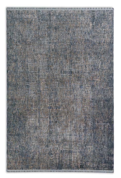 Astra Teppich Sarezzo gitter blau 80 x 150 cm