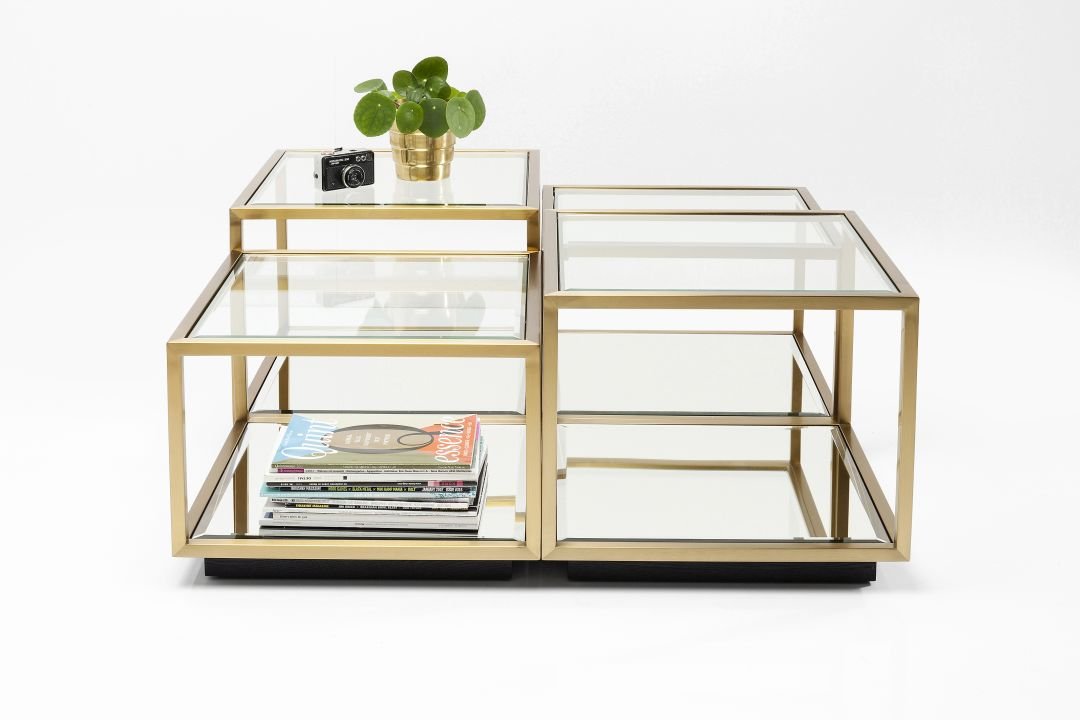 KARE Couchtisch Luigi Gold Gold 42,50cm
