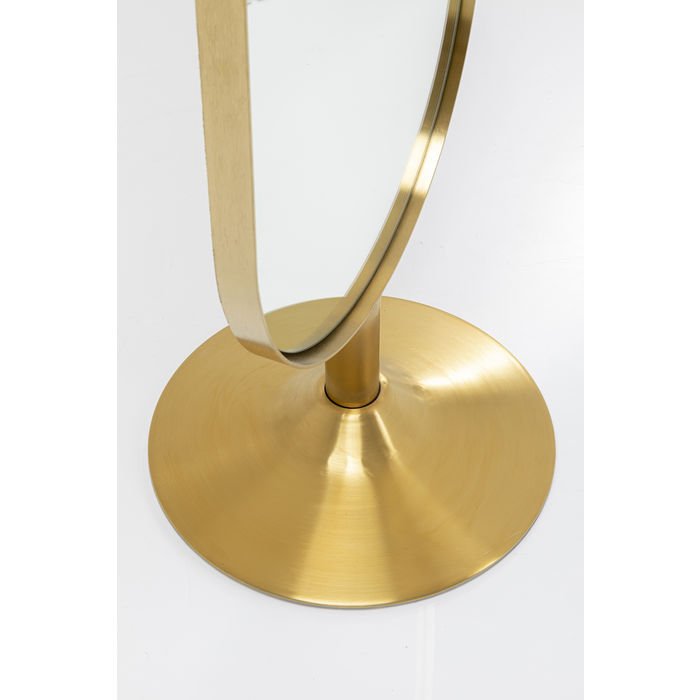 KARE Standspiegel Curve messing 170 x 40 cm