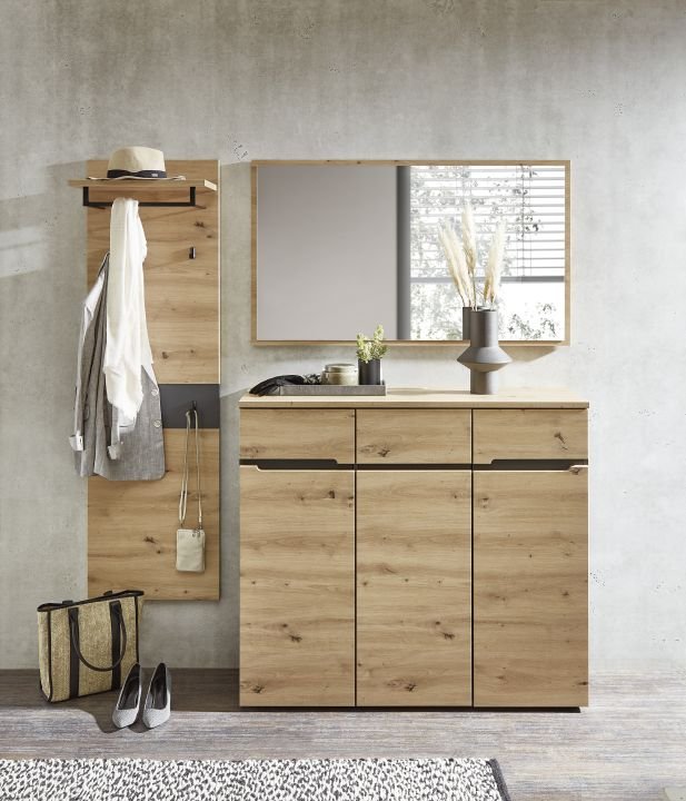 Innostyle Garderobenkombination III Memphis Artisan Eiche 181 x 190 cm