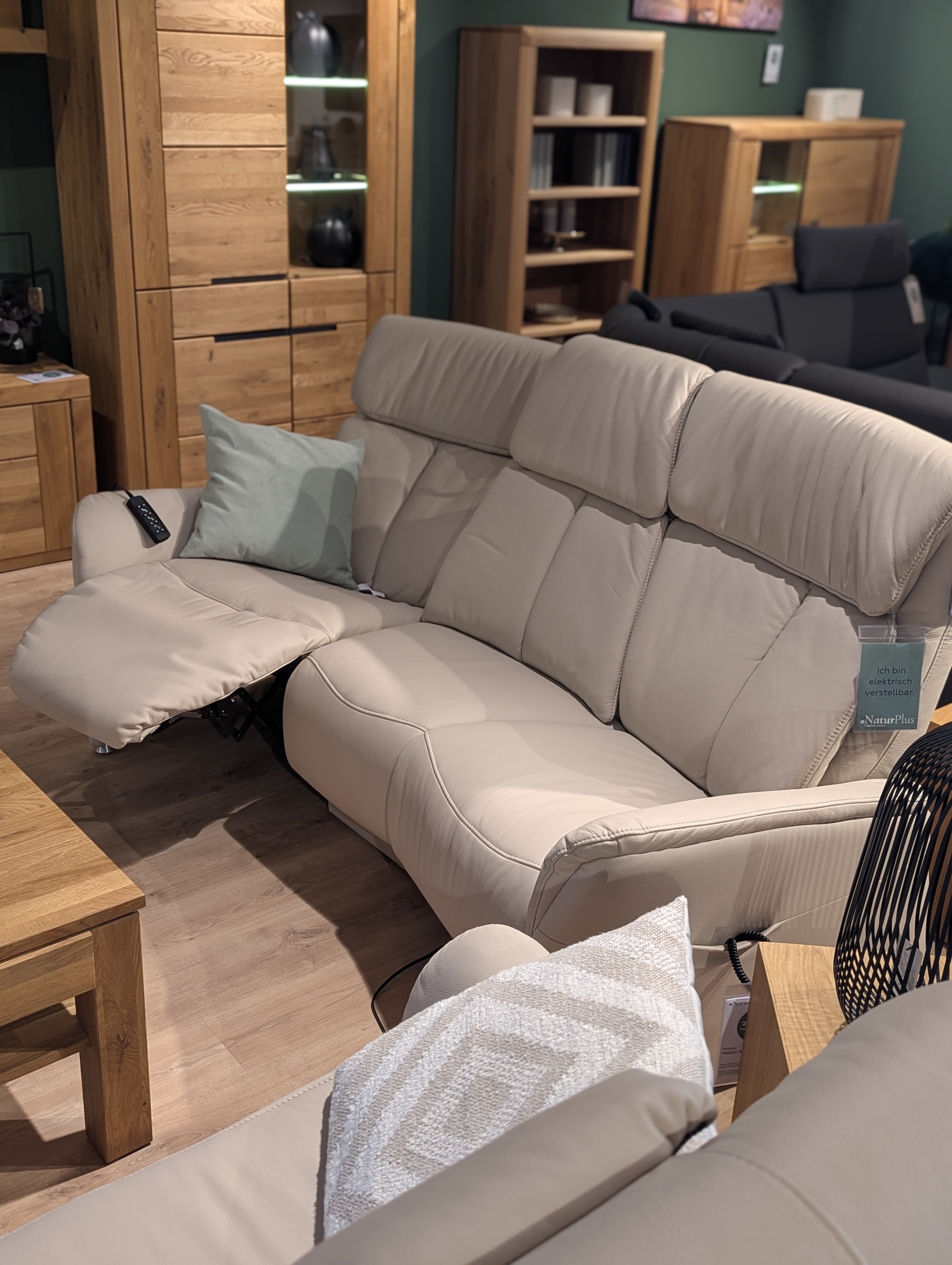 Himolla Trapez-Sofa CANSAS 1 -  Longru Nebel 24