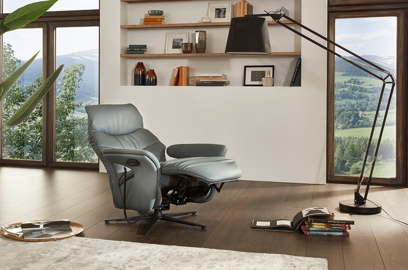 Himolla Relax-Sessel EASY SWING - 2-motorisch mit Aufstehhilfe - Ausführung Small