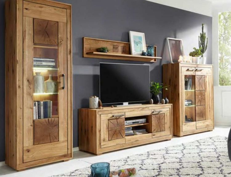 Wohn- & Anbauwände » Massiv-Holz ✓ natürlich Wohnen ✓ Nachhaltig ✓