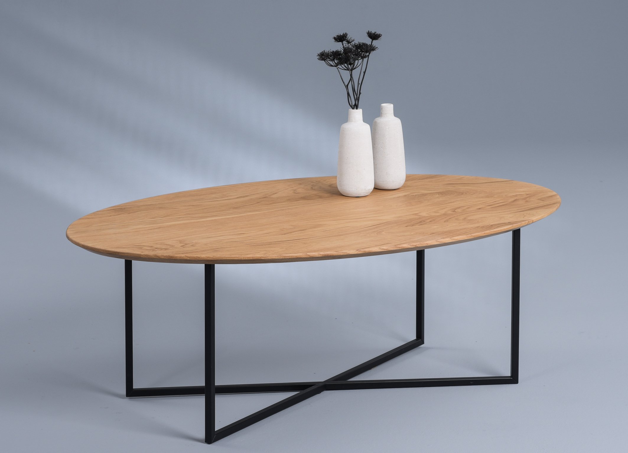 M2 Couchtisch Keno 3 Wildeiche geölt 115 x 70 cm