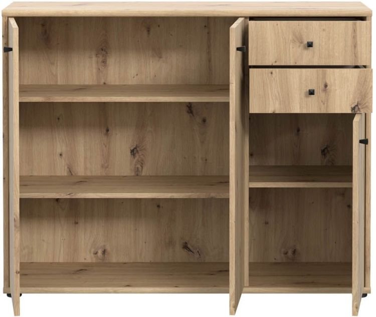 Forte Kommode Tempra 2 Artisan Eiche NB 108,8 x 85,5 cm