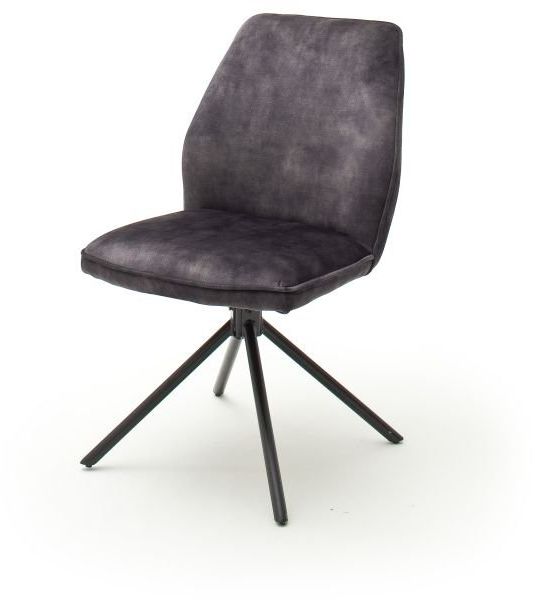 MCA furniture 4 Fuß Stuhl drehbar Ottawa anthrazit