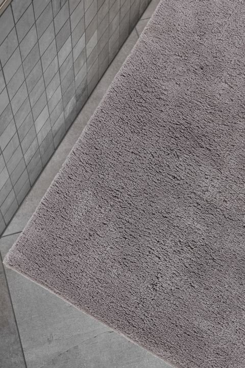 Schöner Wohnen Kollektion Badteppich Uni Hellgrau , 60 x 90 cm, 1940055190042/18860