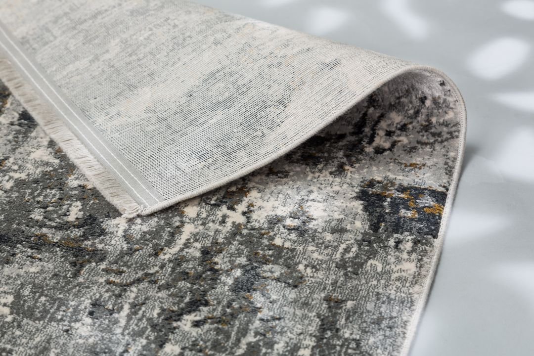 Astra Teppich Positano Allover anthrazit/creme 80 x 150 cm