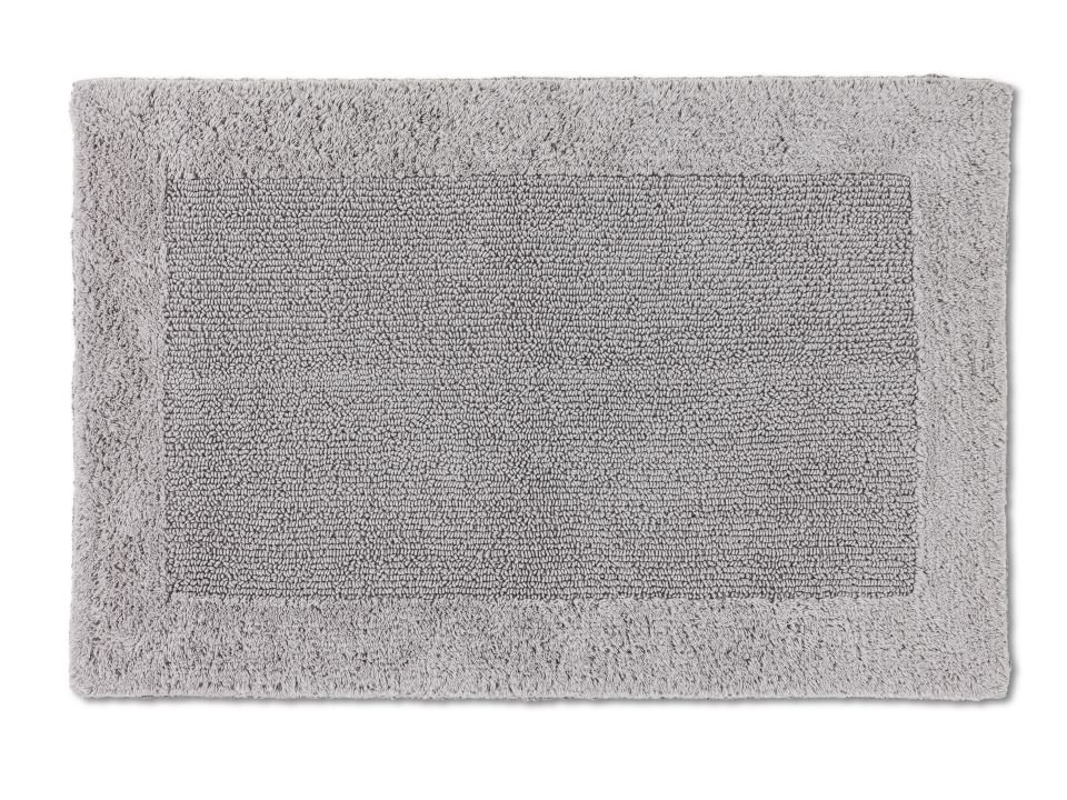 Schöner Wohnen Kollektion Badteppich Bordüre Hellgrau , 60 x 90 cm, 1940055192042/18880