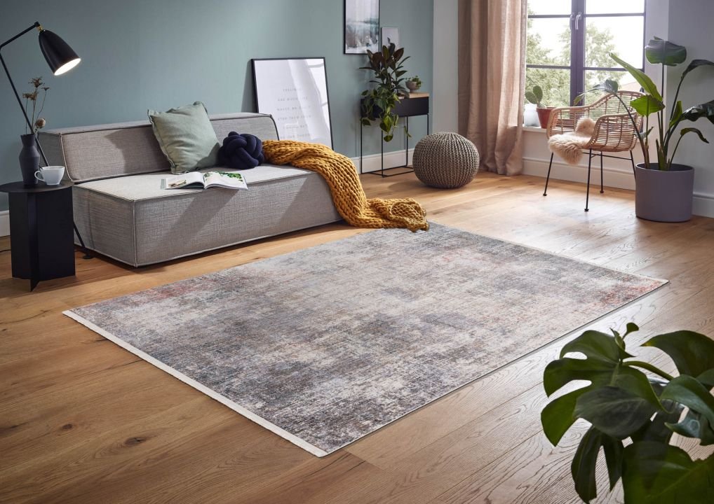Astra Teppich Sarezzo Allover silber/beige 160 x 230 cm